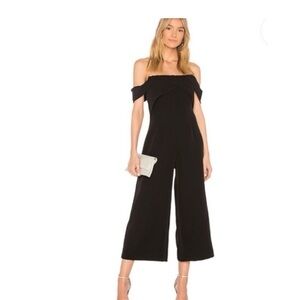 Keepsake The Label Black Off-Shoulder Jumpsuit